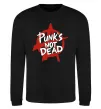 Світшот Punks not dead Чорний фото