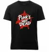 Чоловіча преміум футболка Punks not dead Чорний фото