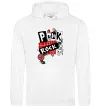 Чоловіча толстовка (худі) Punk rock Білий фото