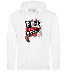 Женская толстовка (худи) Punk rock