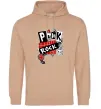 Жіноча толстовка (худі) Punk rock Пісочний фото