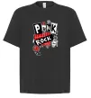 Футболка Оверсайз Punk rock Чорний Футболка Оверсайз Punk rock Чорний фото