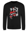 Світшот Punk rock Чорний фото