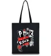 Эко-сумка Punk rock Черный фото