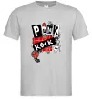 Чоловіча футболка Punk rock Сірий Чоловіча футболка Punk rock Сірий фото