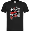 Чоловіча футболка Punk rock Чорний Чоловіча футболка Punk rock Чорний фото