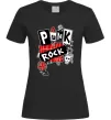 Жіноча футболка Punk rock Чорний Жіноча футболка Punk rock Чорний фото