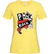 Жіноча футболка Punk rock Лимонний Жіноча футболка Punk rock Лимонний фото