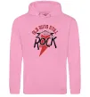 Мужская толстовка (худи) Old guys still rock Розовый фото