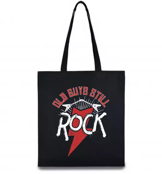 Еко-сумка Old guys still rock Чорний фото