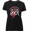 Жіноча преміум футболка Old guys still rock Чорний фото