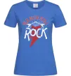 Жіноча футболка Old guys still rock Яскраво-синій фото