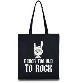 Эко-сумка Never too old to rock