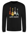 Світшот Let`s rock гітари Чорний фото