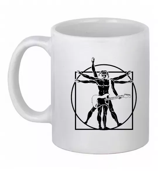 Чашка керамічна Da Vinci rock Білий фото