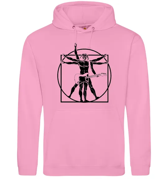 Жіноча толстовка (худі) Da Vinci rock Рожевий фото