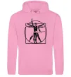 Жіноча толстовка (худі) Da Vinci rock Рожевий фото