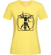 Женская футболка Da Vinci rock Лимонный фото
