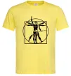 Чоловіча футболка Da Vinci rock Лимонний фото