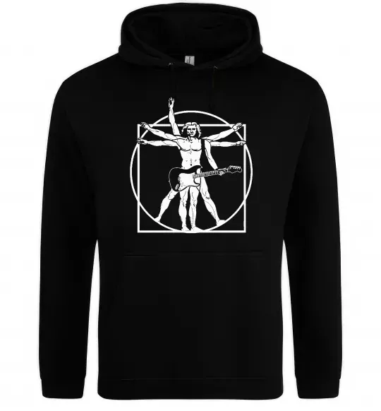 Женская толстовка (худи) Da Vinci rock Черный фото