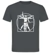 Чоловіча футболка Da Vinci rock Графіт фото