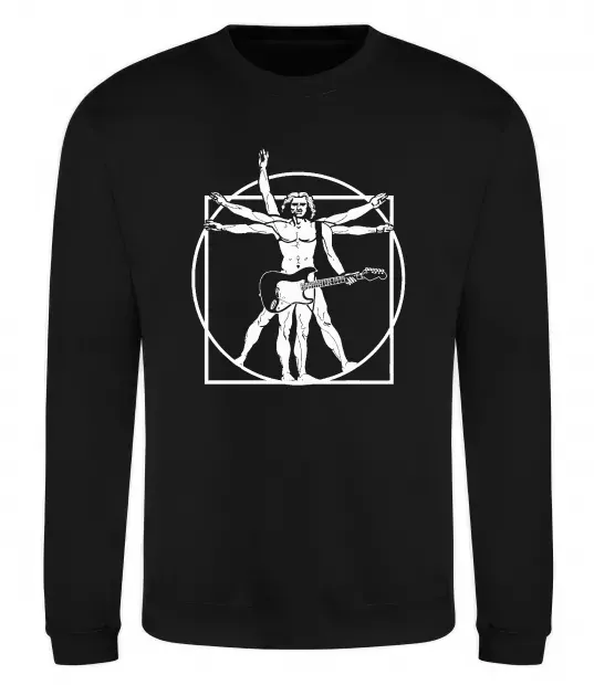 Світшот Da Vinci rock Чорний фото