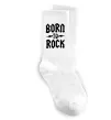 Носки Born to rock Белый фото