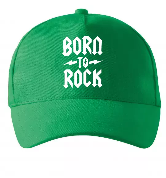 Кепка Born to rock Зеленый фото