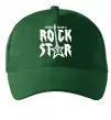 Кепка Born to be a rock star Темно-зеленый фото