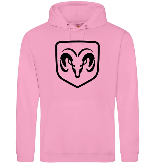 Женская толстовка (худи) Dodge logo Розовый фото