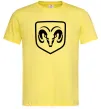 Мужская футболка Dodge logo Лимонный Мужская футболка Dodge logo Лимонный фото