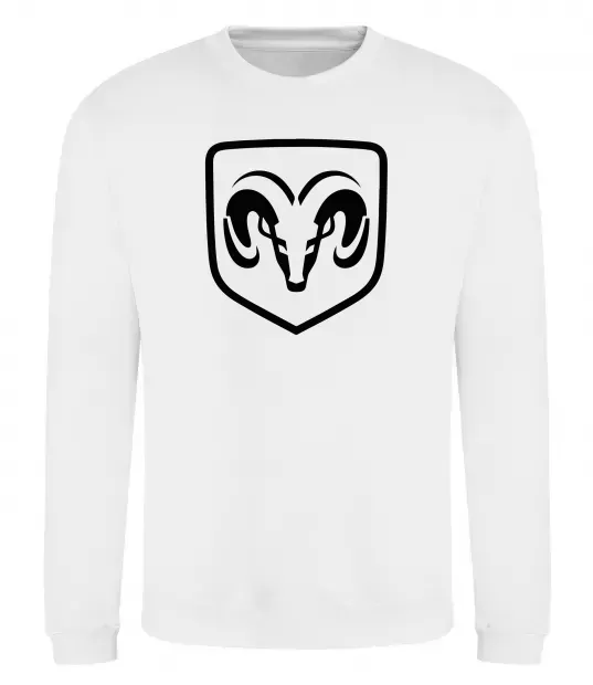 Свитшот Dodge logo Белый фото