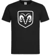Мужская футболка Dodge logo Черный Мужская футболка Dodge logo Черный фото