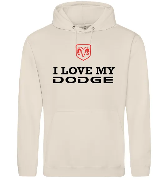 Чоловіча толстовка (худі) I love my Dodge Таш фото
