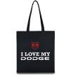 Эко-сумка I love my Dodge Черный Эко-сумка I love my Dodge Черный фото