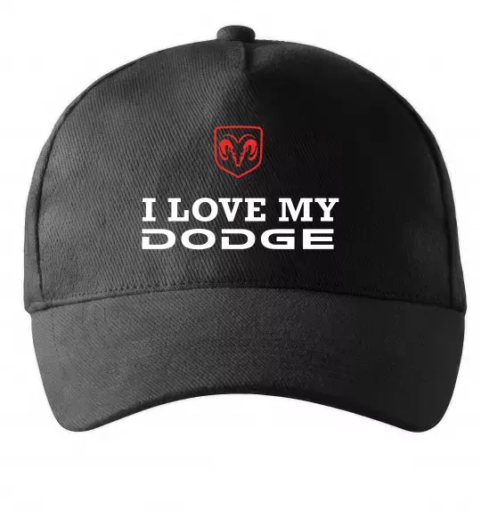 Кепка I love my Dodge Черный фото