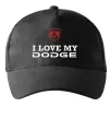 Кепка I love my Dodge Черный фото