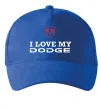 Кепка I love my Dodge Ярко-синий фото