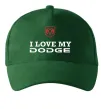 Кепка I love my Dodge Темно-зеленый фото