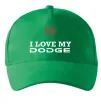 Кепка I love my Dodge Зеленый фото