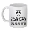 Чашка керамічна You can drive Dodge Білий Чашка керамічна You can drive Dodge Білий фото