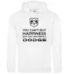 Мужская толстовка (худи) You can drive Dodge Белый фото