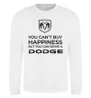 Світшот You can drive Dodge Білий фото