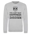 Світшот You can drive Dodge Сірий меланж фото