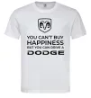 Мужская футболка You can drive Dodge Белый фото