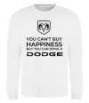 Свитшот You can drive Dodge Белый фото