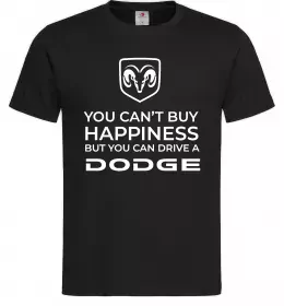 Мужская футболка You can drive Dodge Черный фото