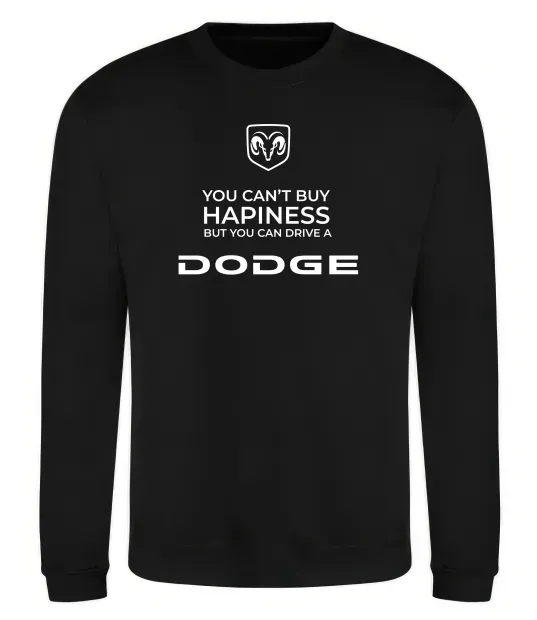 Свитшот You can drive Dodge Черный фото