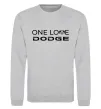 Світшот One love Dodge Сірий меланж фото