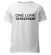 Чоловіча преміум футболка One love Dodge Білий фото